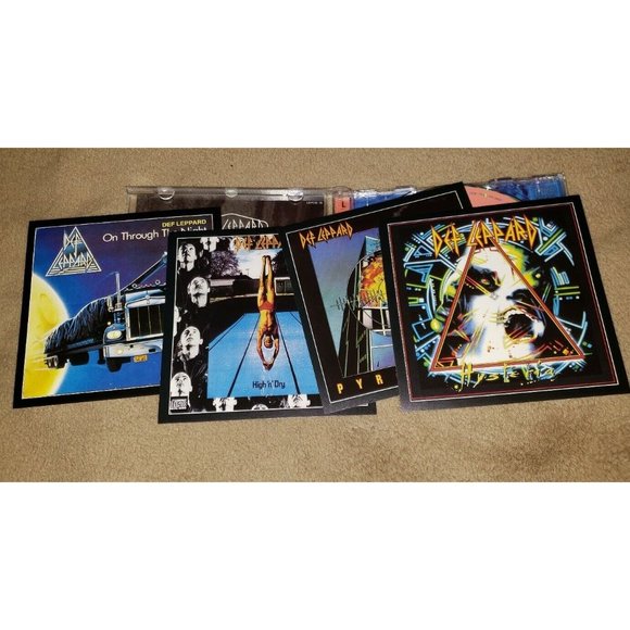 DEF LEPPARD limited edition import cd WORK IT OUT 3 tracks w/4 postcards - Picture 6 of 8